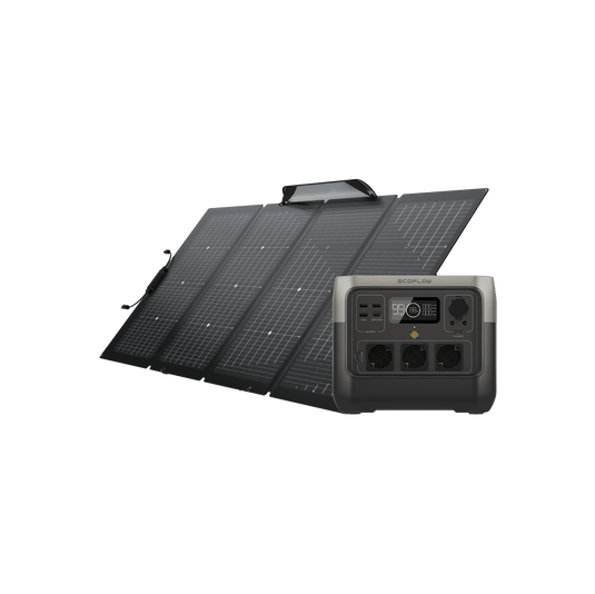EcoFlow RIVER 2 Pro RIVER 2 Pro + 220 W Tragbares Solarpanel